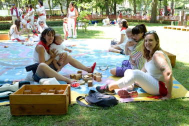 Los Sanfermines también ofrecen diferentes espacios para que los más pequeños puedan disfrutar sin parar de jugar