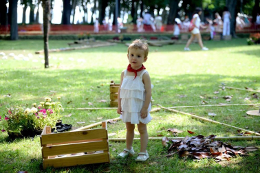 Los Sanfermines también ofrecen diferentes espacios para que los más pequeños puedan disfrutar sin parar de jugar