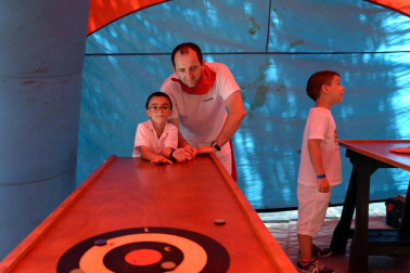 Los Sanfermines también ofrecen diferentes espacios para que los más pequeños puedan disfrutar sin parar de jugar