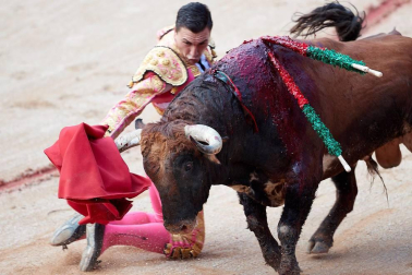 Faena de los toros de la ganadería del Cebada Gago para los diestros Octavio Chacón, Luis Bolívar y Juan del Álamo.