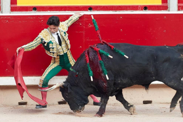 Faena de los toros de la ganadería del Cebada Gago para los diestros Octavio Chacón, Luis Bolívar y Juan del Álamo.