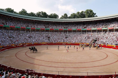 Faena de los toros de la ganadería del Cebada Gago para los diestros Octavio Chacón, Luis Bolívar y Juan del Álamo.