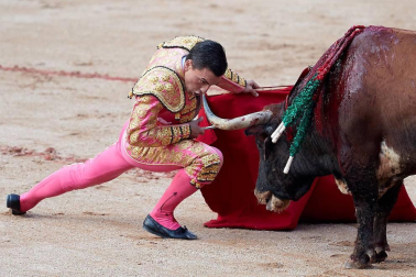 Faena de los toros de la ganadería del Cebada Gago para los diestros Octavio Chacón, Luis Bolívar y Juan del Álamo.
