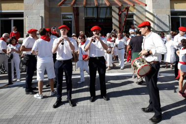 Salida de los gigantes y cabezudos de Pamplona, 9 de julio de San Fermín 2018