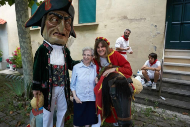 Salida de los gigantes y cabezudos de Pamplona, 10 de julio de San Fermín 2018