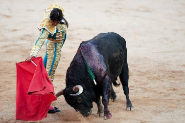 Faena de los toros de la ganadería Fuente Ymbro para los diestros Sebastián Castella, Miguel Ángel Perera y López Simón