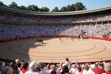 Faena de los toros de la ganadería Fuente Ymbro para los diestros Sebastián Castella, Miguel Ángel Perera y López Simón