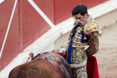 Faena de los toros de la ganadería Fuente Ymbro para los diestros Sebastián Castella, Miguel Ángel Perera y López Simón