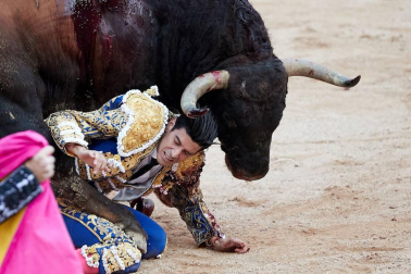 Faena de los toros de la ganadería Fuente Ymbro para los diestros Sebastián Castella, Miguel Ángel Perera y López Simón