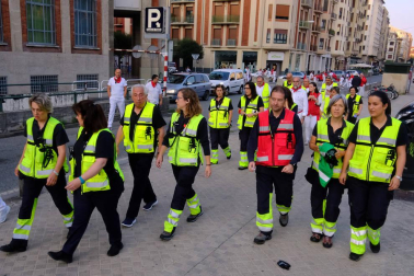 El equipo médico de urgencias de Atención Primaria del Servicio Navarro de Salud lleva 15 años cubriendo el encierro