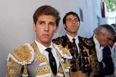 Faena de los toros de la ganadería de Victoriano del Río Cortés para los diestros Pepín Liria, Julián López 'El Juli' y Ginés Marín