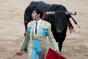 Faena de los toros de la ganadería de Fuente Ymbro para los diestros Juan José Padilla, Roca Rey y Cayetano