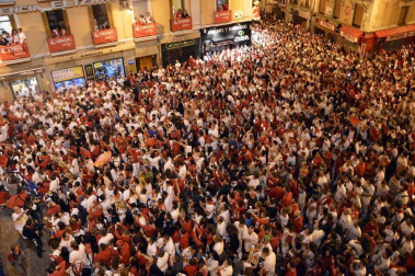 Imágenes del Pobre de mí de San Fermín 2017