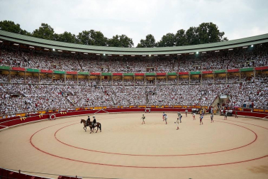 Faena de los toros de la ganadería de Fuente Ymbro para los diestros Juan José Padilla, Roca Rey y Cayetano