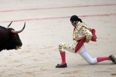 Faena de los toros de la ganadería de Fuente Ymbro para los diestros Juan José Padilla, Roca Rey y Cayetano