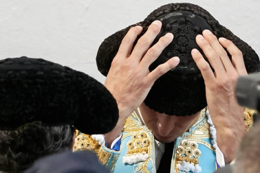 Faena de los toros de la ganadería de Fuente Ymbro para los diestros Juan José Padilla, Roca Rey y Cayetano