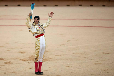 Faena de los toros de la ganadería de Fuente Ymbro para los diestros Juan José Padilla, Roca Rey y Cayetano