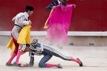 Faena de los toros de la ganadería de Fuente Ymbro para los diestros Juan José Padilla, Roca Rey y Cayetano