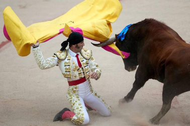 Faena de los toros de la ganadería de Fuente Ymbro para los diestros Juan José Padilla, Roca Rey y Cayetano