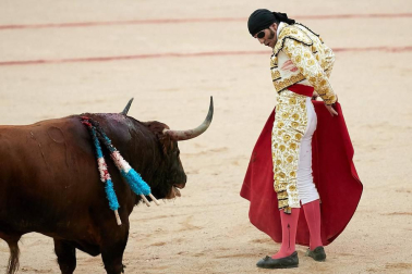 Faena de los toros de la ganadería de Fuente Ymbro para los diestros Juan José Padilla, Roca Rey y Cayetano