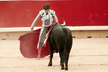 Faena de los toros de la ganadería de Fuente Ymbro para los diestros Juan José Padilla, Roca Rey y Cayetano