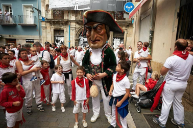 Fotos de los gigantes y cabezudos de Pamplona, 13 de julio de San Fermín 2018