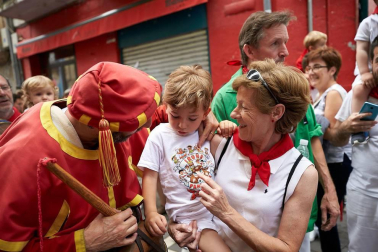 Fotos de los gigantes y cabezudos de Pamplona, 13 de julio de San Fermín 2018