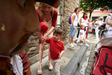 Fotos de los gigantes y cabezudos de Pamplona, 13 de julio de San Fermín 2018