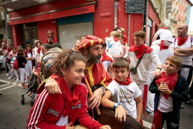 Fotos de los gigantes y cabezudos de Pamplona, 13 de julio de San Fermín 2018