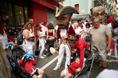 Fotos de los gigantes y cabezudos de Pamplona, 13 de julio de San Fermín 2018