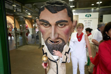 Fotos de los gigantes y cabezudos de Pamplona, 13 de julio de San Fermín 2018