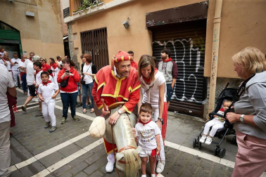 Fotos de los gigantes y cabezudos de Pamplona, 13 de julio de San Fermín 2018