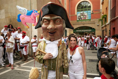 Fotos de los gigantes y cabezudos de Pamplona, 13 de julio de San Fermín 2018