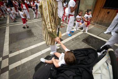 Fotos de los gigantes y cabezudos de Pamplona, 13 de julio de San Fermín 2018