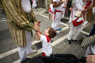Fotos de los gigantes y cabezudos de Pamplona, 13 de julio de San Fermín 2018