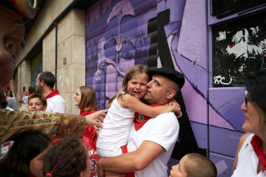 Fotos de los gigantes y cabezudos de Pamplona, 13 de julio de San Fermín 2018