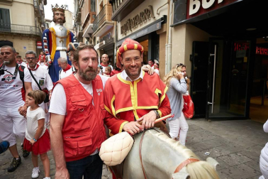 Fotos de los gigantes y cabezudos de Pamplona, 13 de julio de San Fermín 2018
