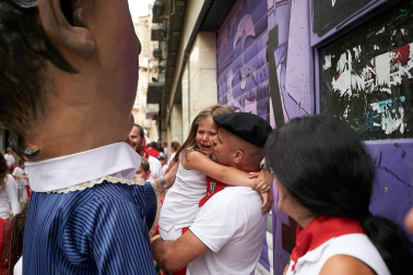 Fotos de los gigantes y cabezudos de Pamplona, 13 de julio de San Fermín 2018