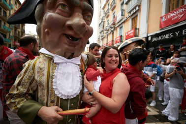 Fotos de los gigantes y cabezudos de Pamplona, 13 de julio de San Fermín 2018