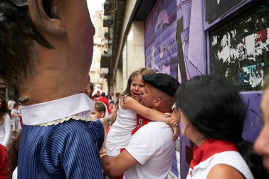 Fotos de los gigantes y cabezudos de Pamplona, 13 de julio de San Fermín 2018