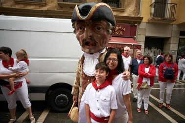 Fotos de los gigantes y cabezudos de Pamplona, 13 de julio de San Fermín 2018