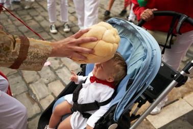 Fotos de los gigantes y cabezudos de Pamplona, 13 de julio de San Fermín 2018