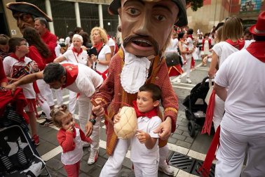 Fotos de los gigantes y cabezudos de Pamplona, 13 de julio de San Fermín 2018