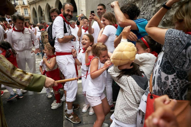 Fotos de los gigantes y cabezudos de Pamplona, 13 de julio de San Fermín 2018