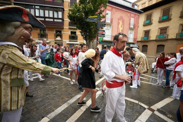 Fotos de los gigantes y cabezudos de Pamplona, 13 de julio de San Fermín 2018