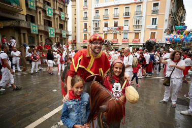 Fotos de los gigantes y cabezudos de Pamplona, 13 de julio de San Fermín 2018