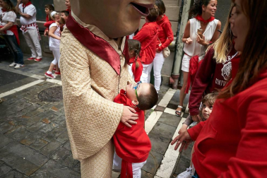 Fotos de los gigantes y cabezudos de Pamplona, 13 de julio de San Fermín 2018