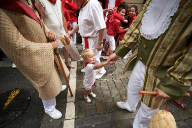 Fotos de los gigantes y cabezudos de Pamplona, 13 de julio de San Fermín 2018