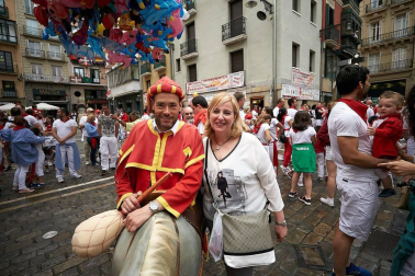Fotos de los gigantes y cabezudos de Pamplona, 13 de julio de San Fermín 2018