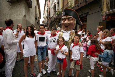 Fotos de los gigantes y cabezudos de Pamplona, 13 de julio de San Fermín 2018